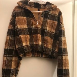 Plaid sweater